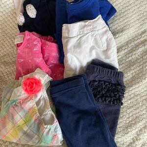 MISC LOT OF BABY GIRL SIZE 18-24 MONTHS CLOTHING